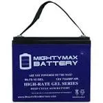 Mighty Max Battery 12V 75AH Gel Battery Replaces BCI Group 24M Starting Marine & RV