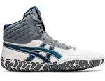 ASICS Men's Aggressor 4 Wrestling Shoes, 15, White/MAKO Blue