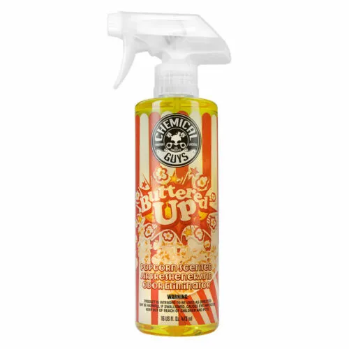 Chemical Guys Buttered Up Popcorn Scent Air Freshener &amp; Odor Eliminator (16 oz)