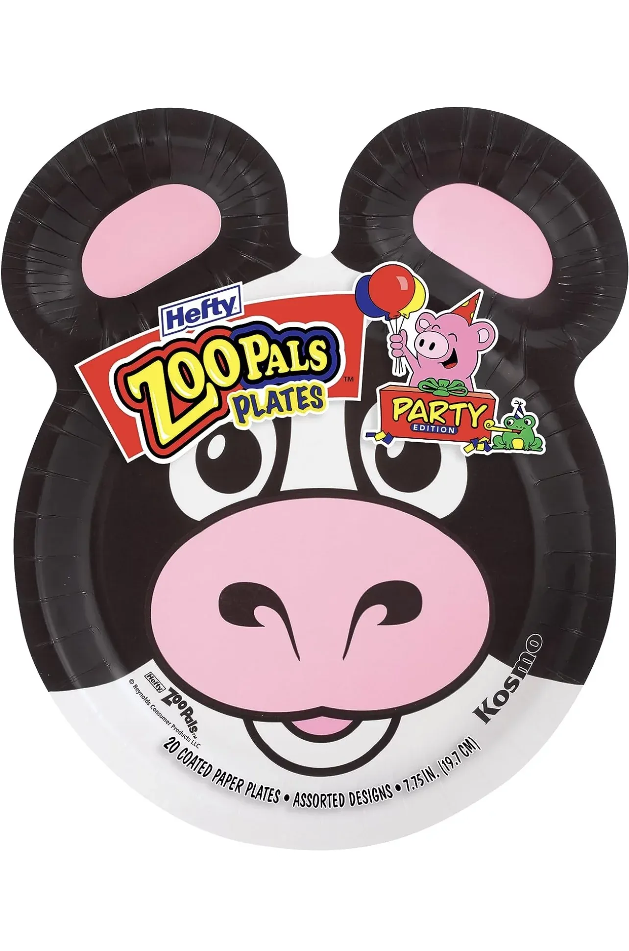 hefty zoo pals paper plates