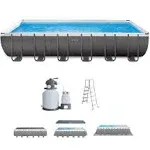 Intex 24ft x 12ft x 52in Ultra XTR Rectangular Pool, Filter, Vacuum, & Skimmer - Bed Bath & Beyond - 37457645