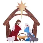 Best Choice Products 4ft Christmas Holy Family Nativity Scene