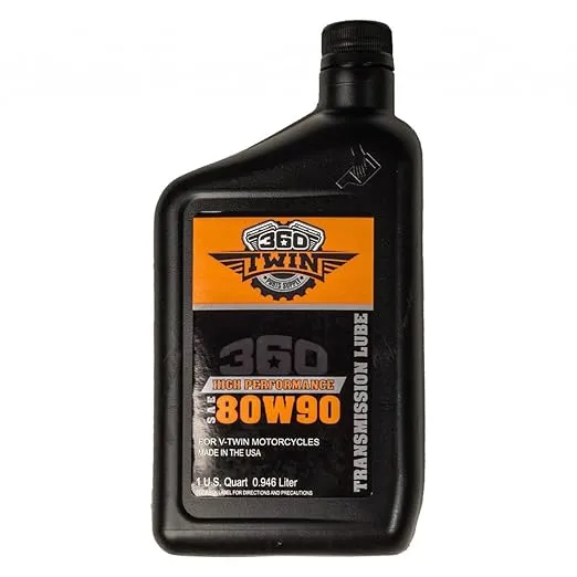 High Performance 80W90 Transmission Lube for V-Twin Harley Davidson Motorcycles