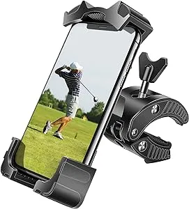 ILVGOLF Universal Phone Holder Golf Cart Phone Mount for Bike Bicycle Push Ca