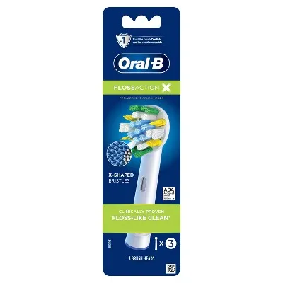 Oral-B FlossAction Electric Toothbrush Replacement Brush Heads