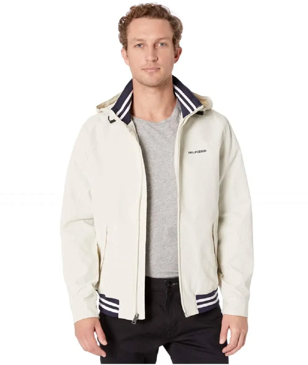 Tommy Hilfiger Men's Lightweight Waterproof Regatta Bomber Jacket