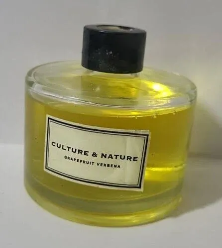 CULTURE &amp; NATURE Reed Diffuser 6.7 oz (200ml) Grapefruit Verbena Scented Reed...