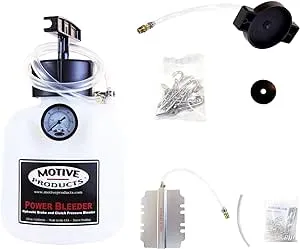 Motive Products 0252 American Power Bleeder 2-Quart Tank with Hose and Adapter, fits Most American Vehicles from 1967 to Present