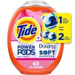 Tide Power Pods with Downy Laundry Detergent