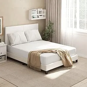 Furinno Tidur Queen Medium Firm Cooling Gel 10 In. Bed-in-a-Box Memory Foam Mattress M23010QWH