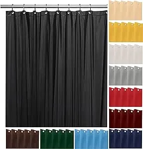 BellaMarte Hotel Quality Heavy Shower Curtain Liner