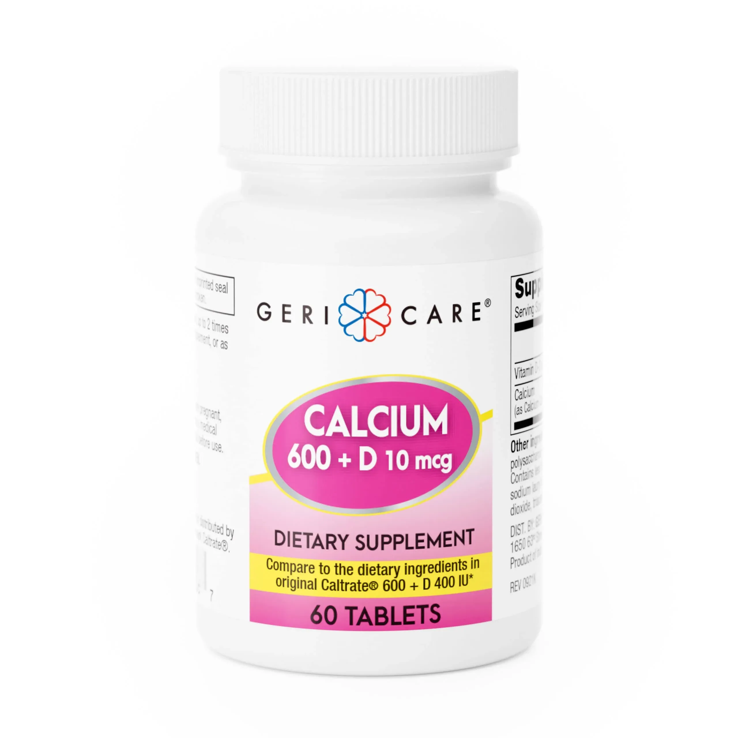 Geri-Care Calcium with Vitamin D Supplement; Each