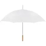 Trademark Innovations White Manual Open Wedding Umbrella