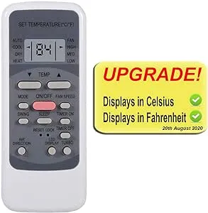 Replacement for Frigidaire Air Conditioner Remote Control Model Number: R51M/CE