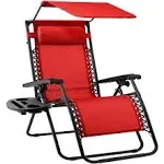 Best Choice Products Folding Zero Gravity Patio Lounge Chair