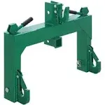 3 Point Quick Hitch Adaptor for Class 1&amp;2 Tractors 3000LBS Adjustable Hook Green