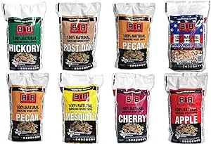 B&amp;B Charcoal Wood Chip Variety 8 Pack for The BBQer in Your Life | Try Differ...