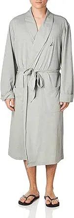 Nautica Men's Shawl-Collar Robe - Grey