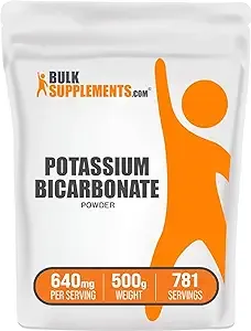 BulkSupplements Potassium Bicarbonate Powder 640 mg - 1.1 lbs.