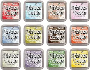 Ranger Tim Holtz Bundle of 12 Distress Oxide Ink Pads - Summer 2018 Colors