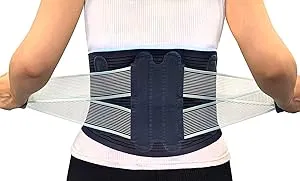 AllyFlex Sports® Lumbar Support - Back Brace For Men &amp; Women Ergonomic Design...