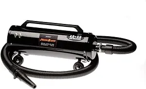 METROVAC MB-3CD Air Force Master Blaster, Car & Motorcycle Vacuum Cleaner, Dryer w/ Accessories, Air Duster, Car Cleaning Supplies w/ 10 Ft Hose