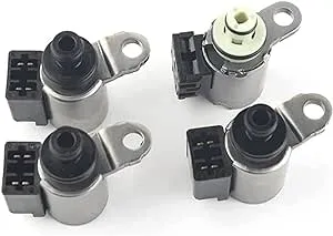 CVT Transmission Solenoid Kit JF011E RE0F10A Fits for Altima Rogue Sentra Caliber Transmission Solenoid Repalce OE 33446-JF011/203452A / 33435J Valve Body Solenoids Kit Replacement Parts