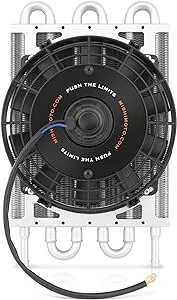 Mishimoto MMOC-F Heavy Duty Transmission Cooler with Electric Fan