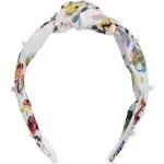 Vera Bradley Women's Cotton Knot Headband with Beads Sea Air Floral