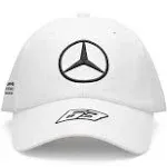 Mercedes AMG Petronas F1 2023 George Russell Dad Baseball Hat (White)