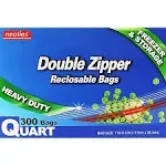 2 Gallon Zipper Bags - Reclosable Storage and Freezer Bags - Premium Two Gallon 