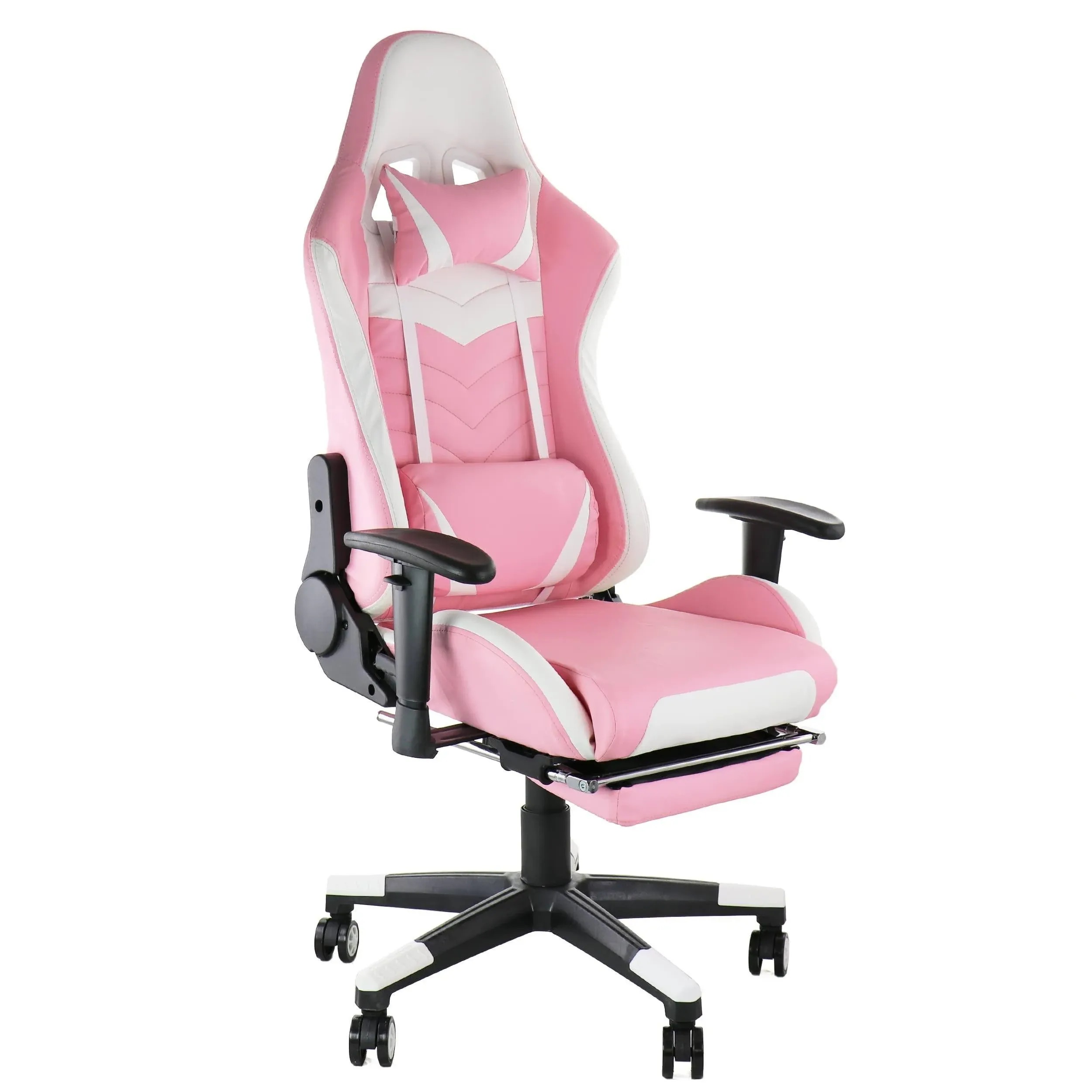 Gamefitz Gaming Chair (Pink & White)