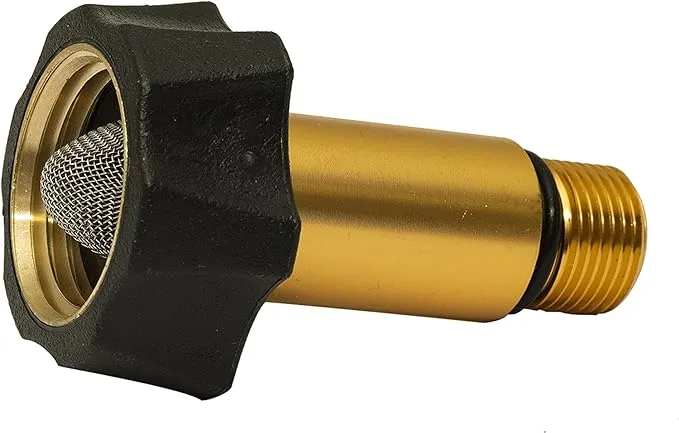 Simpson Cleaning 7110166 Water Inlet Fitting for OEM Technologies Axial Cam Pressure Washer Pumps, Gold