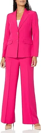 Women's 2 Button Jacket/Wide Leg Pant Suit