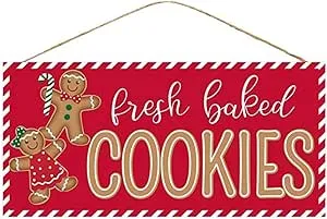 12" Wooden Sign: Fresh Baked Cookies