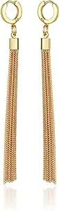 Vince Camuto Huggie Tassel Hoop Earrings