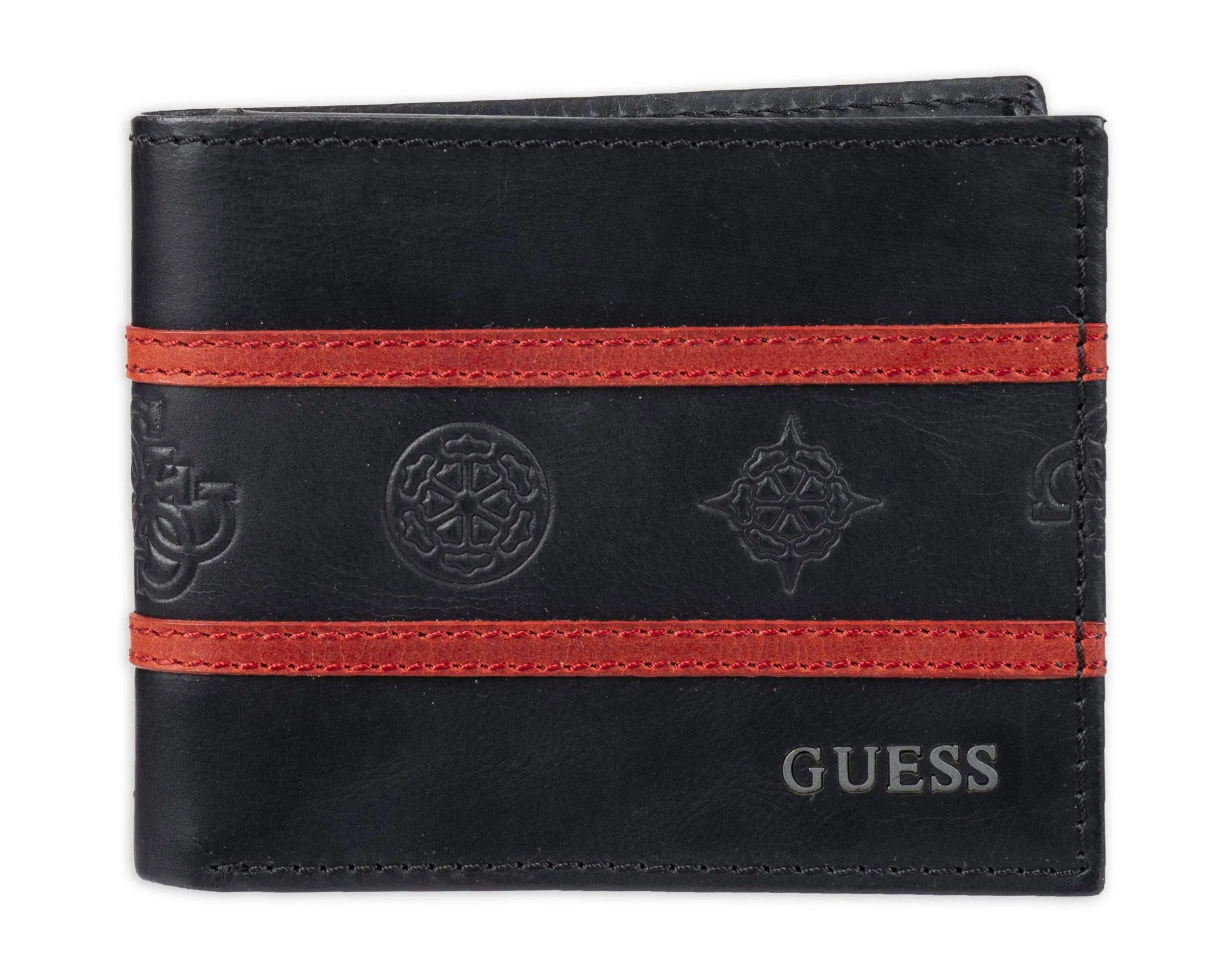 GUESS Men's Leather Slim Bifold Wallet