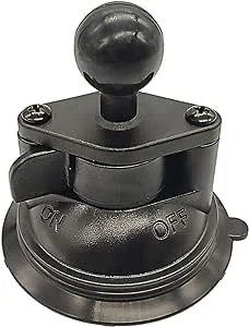 Suction Cup Mount Suction Cup Base with 1&#034; Ball for Vehicle Windshields