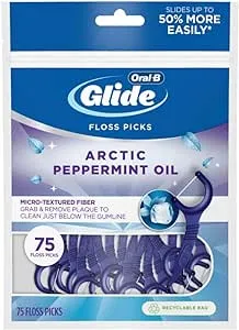 Oral-B Glide 3D White Radiant Mint Floss Picks - 75 count