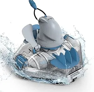 (2023 New) KOKIDO Cordless Robotic Pool Cleaner, Automatic Pool Vacuum for Flat Bottom Above/Inground Pools up to 30 Feet. Dirt, Sand, Debris and Leaves (max 5 inch), Last 90 Mins, XTROJET 330