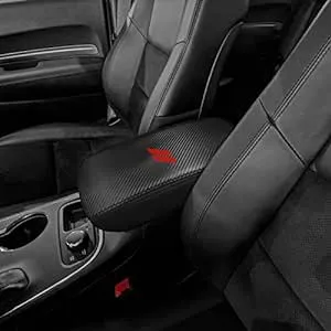 CEBAT Center Console Armrest Box Cover Anti-Scratch Leather Auto Central Armrest Protector Pad Interior Decoration Accessories F 6393