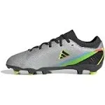 Adidas x Speedportal.3 FG Youth - Silver/Black/Yellow - Size 5