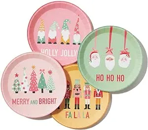 Christmas Characters Small Plates (10 Per Pack)