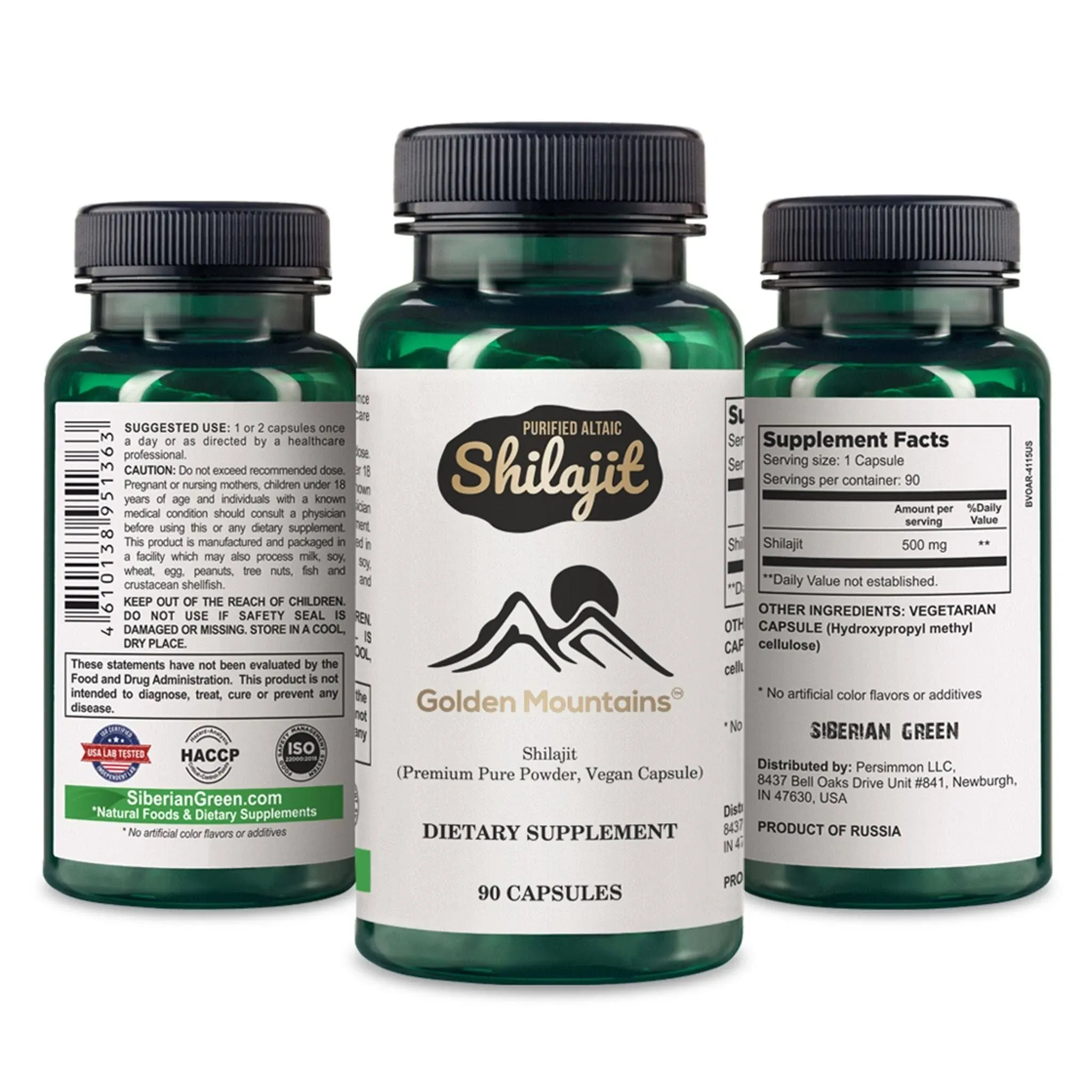 Golden Mountains Shilajit Vegan Capsule