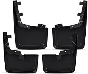 Fits For 2015-2018 F150 Front Rear Splash Mud Guards Flaps Without Fender Flares