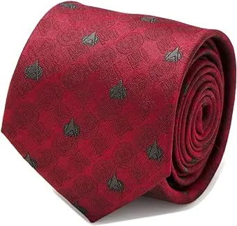 "TNG Red Delta Shield Men's Tie"