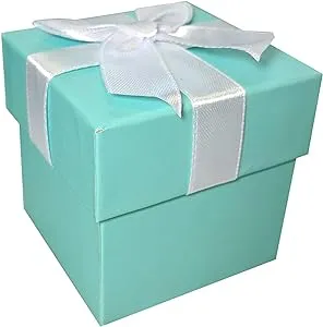 Robbins Egg Blue Jewelry Gift Favor Boxes - 12 Boxes