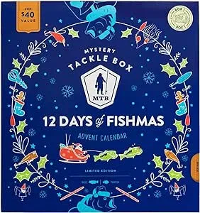 Mystery Tackle Box 12 Days of Fishmas Advent Calendar 2022