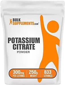 Bulksupplements.com Potassium Citrate Powder