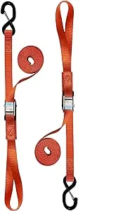 Cam Buckle Straps 2Pack 10 feet 1760lbs Break Strength as Motorcycle Straps a...